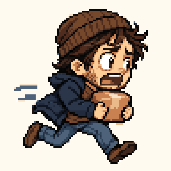 Bryan Hodukavich Delivery Run pixel art meme