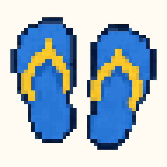 Flip Flops pixel pattern