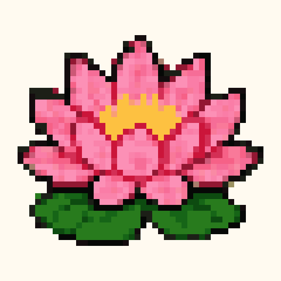 Lotus pixel pattern