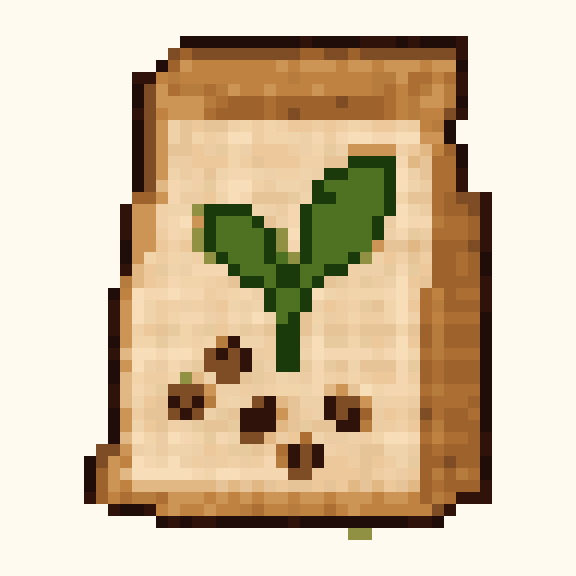 Seed Packet pixel pattern
