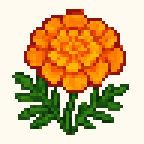 Marigold pixel pattern