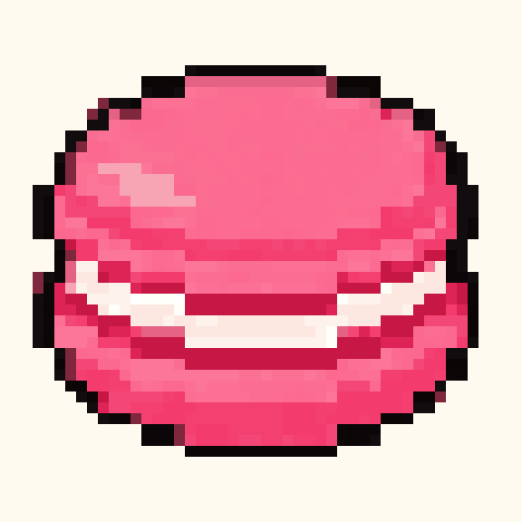 Macaron pixel pattern