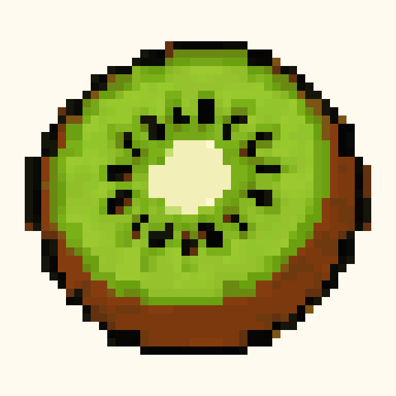 Kiwi Slice pixel pattern