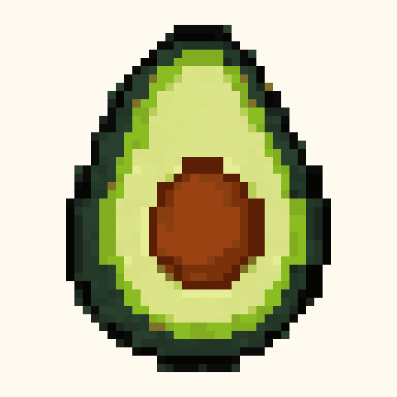 Avocado Half pixel pattern