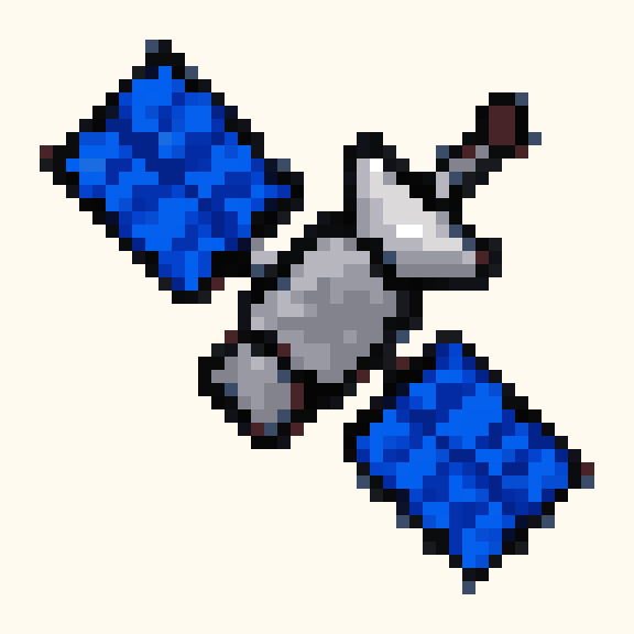 Satellite pixel pattern