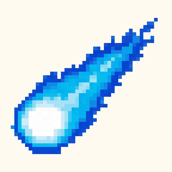 Comet pixel pattern