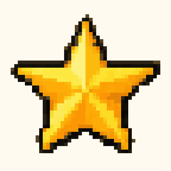 Star Badge pixel pattern
