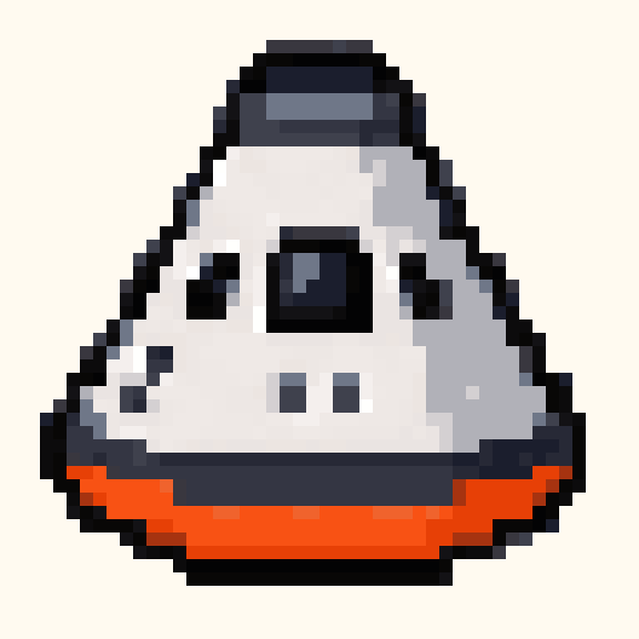 Space Capsule pixel pattern