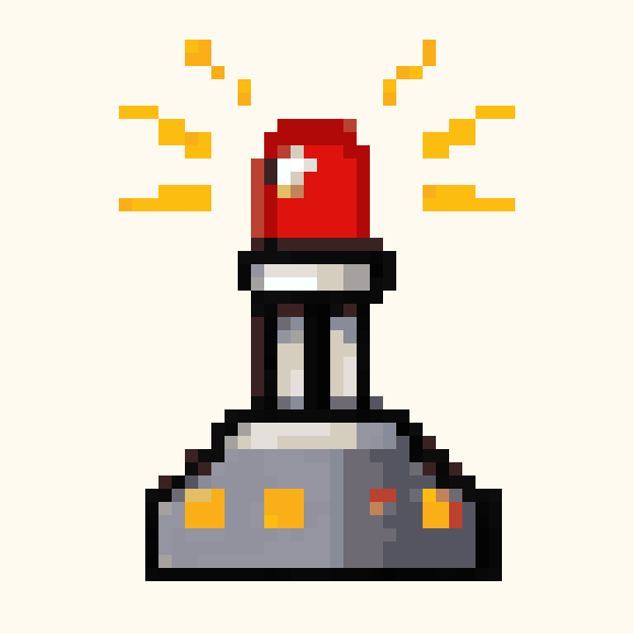 Space Beacon pixel pattern