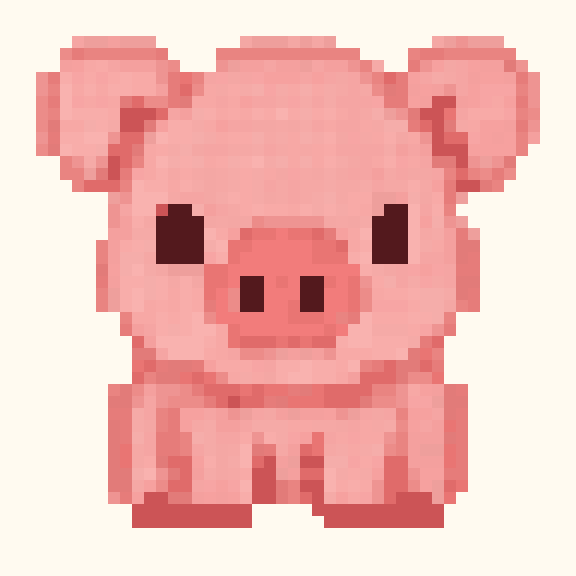 Pig pixel pattern