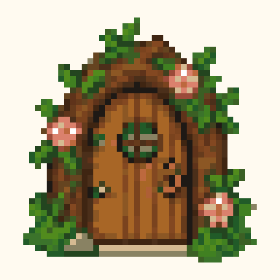 Fairy Door pixel pattern