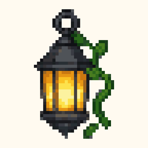 Fairy Lantern pixel pattern