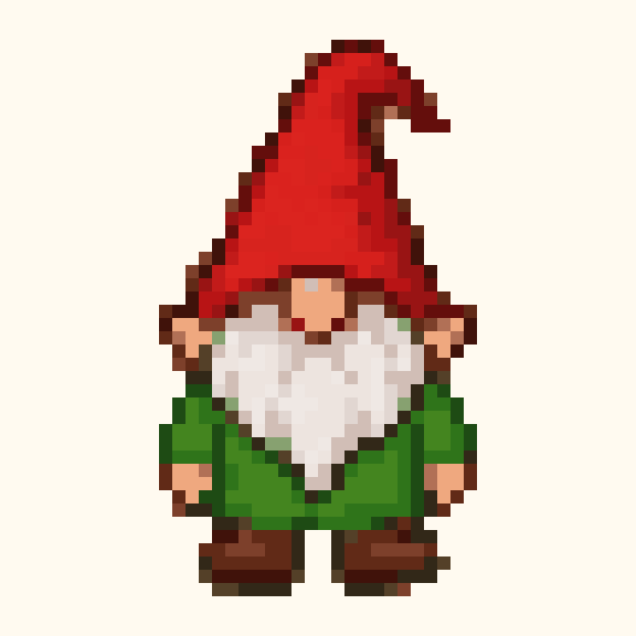 Tiny Gnome pixel pattern