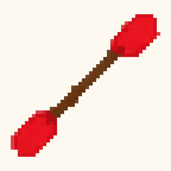 Canoe Paddle pixel pattern
