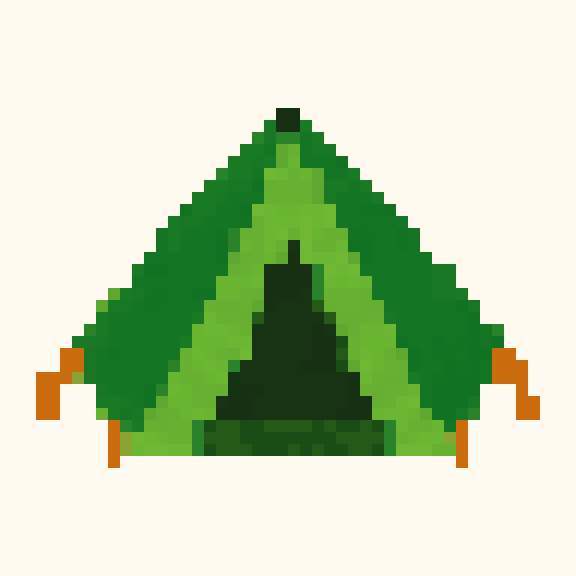 Tent pixel pattern
