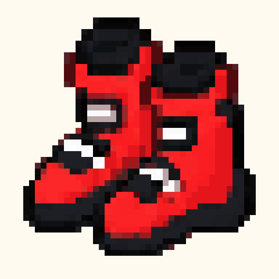 Ski Boots pixel pattern