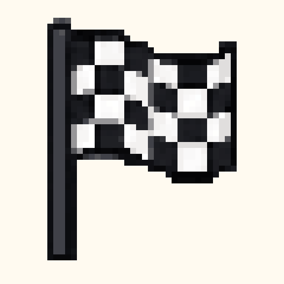 Finish Flag pixel pattern
