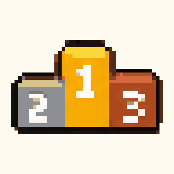 Podium pixel pattern