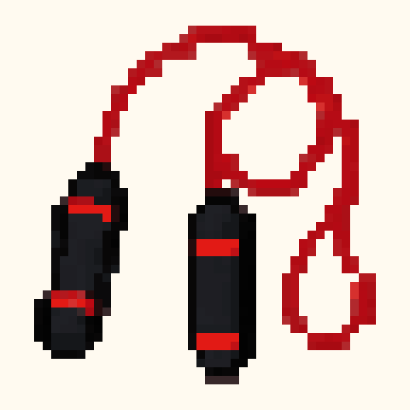 Jump Rope pixel pattern