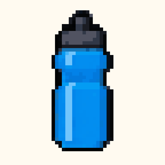 Water Bottle pixel pattern
