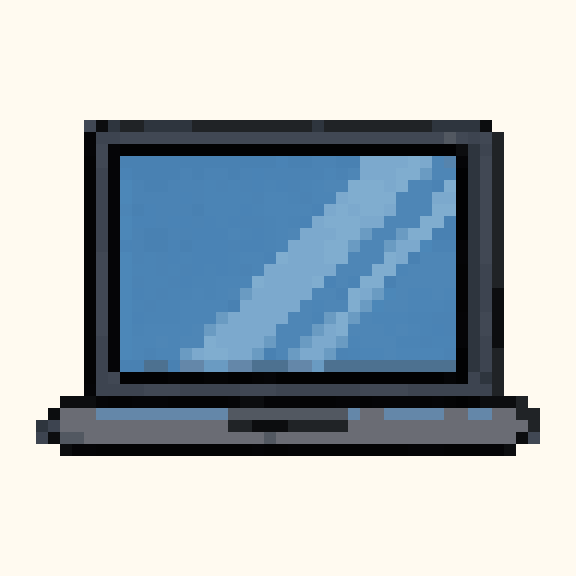 Laptop pixel pattern