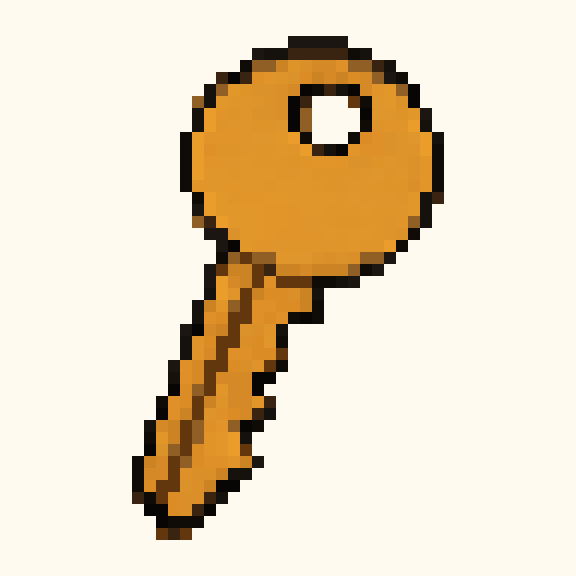 House Key pixel pattern