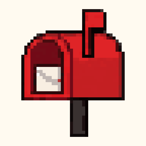 Mailbox pixel pattern
