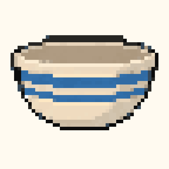 Mixing Bowl pixel pattern