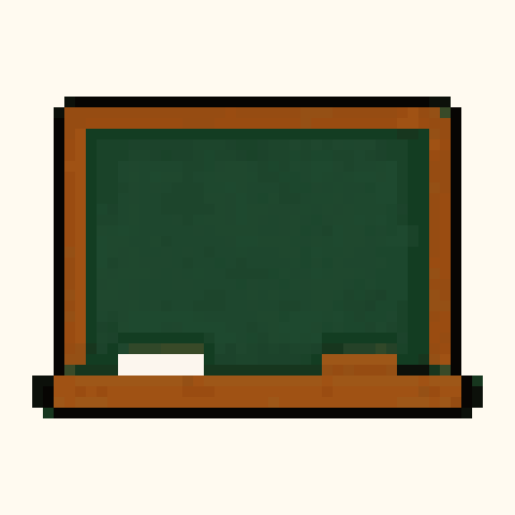 Chalkboard pixel pattern