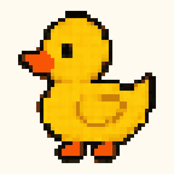 Duckling pixel pattern