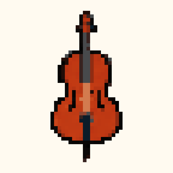 Cello pixel pattern