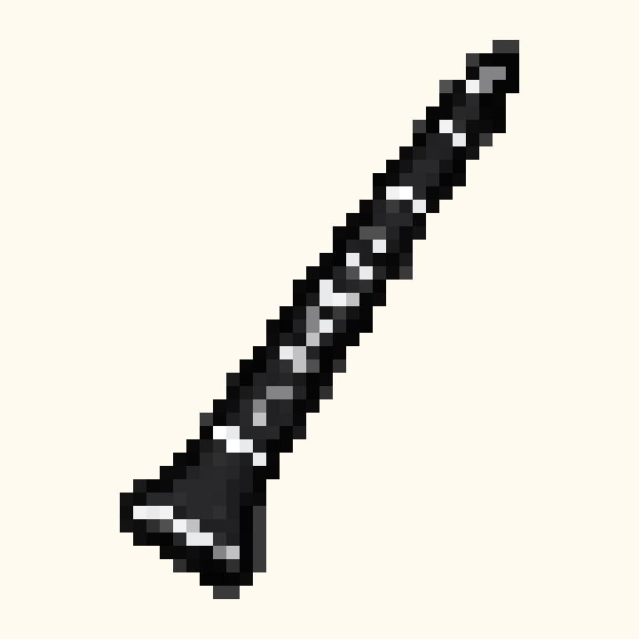 Clarinet pixel pattern