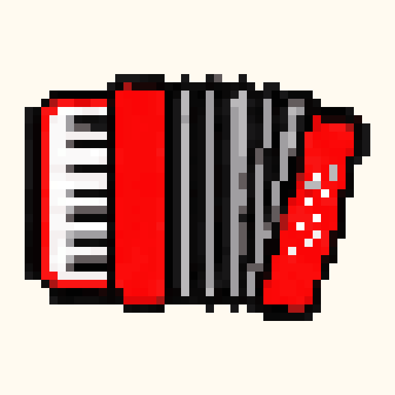 Accordion pixel pattern