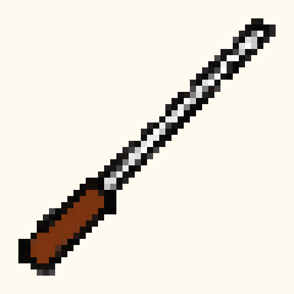 Conductor Baton pixel pattern
